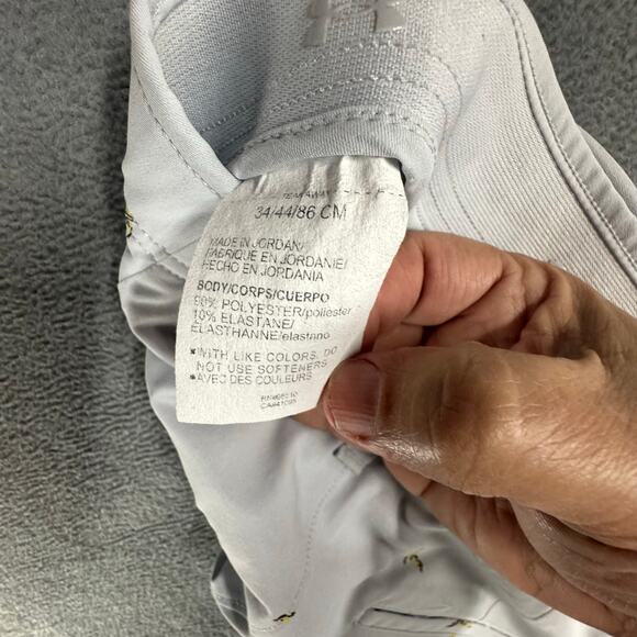 Under Armour UA Golf AOP Bird Printed 10” Shorts 1377303 Mens Size 34 Gray - Picture 8 of 15